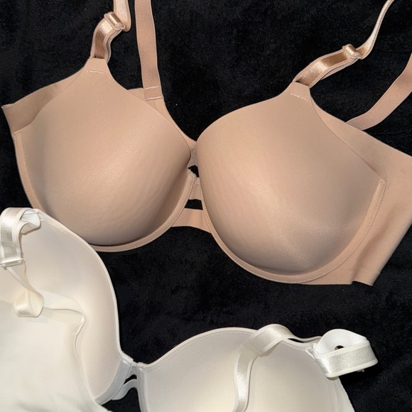 Warner's Beige and White Back Smoothing Bra Duo Set of 2 - Picture 5 of 13
